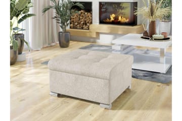 Dynir Fotpall 70 cm - Beige - Möbler - Vardagsrum - Stolar & sittmöbler - Pallar - Fotpall