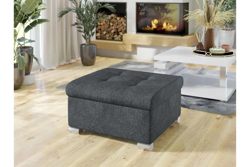 Dynir Fotpall 70 cm - Grå - Möbler - Vardagsrum - Stolar & sittmöbler - Pallar - Fotpall