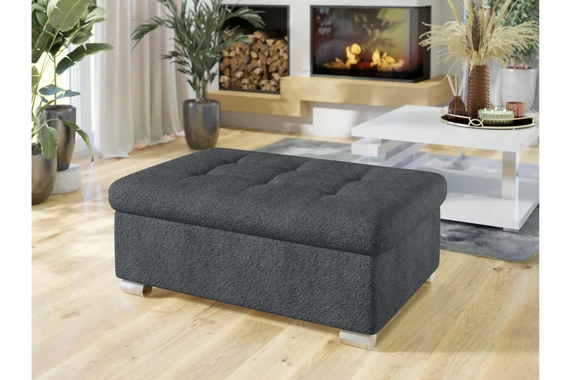 Dynir Fotpall 70 cm - Grå - Möbler - Vardagsrum - Stolar & sittmöbler - Pallar - Fotpall