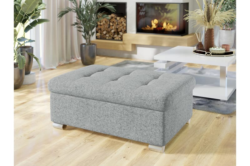 Dynir Fotpall 70 cm - Grå - Möbler - Vardagsrum - Stolar & sittmöbler - Pallar - Fotpall