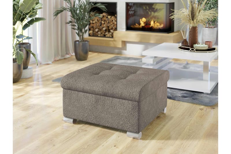 Dynir Fotpall 70 cm - Grå - Möbler - Vardagsrum - Stolar & sittmöbler - Pallar - Fotpall