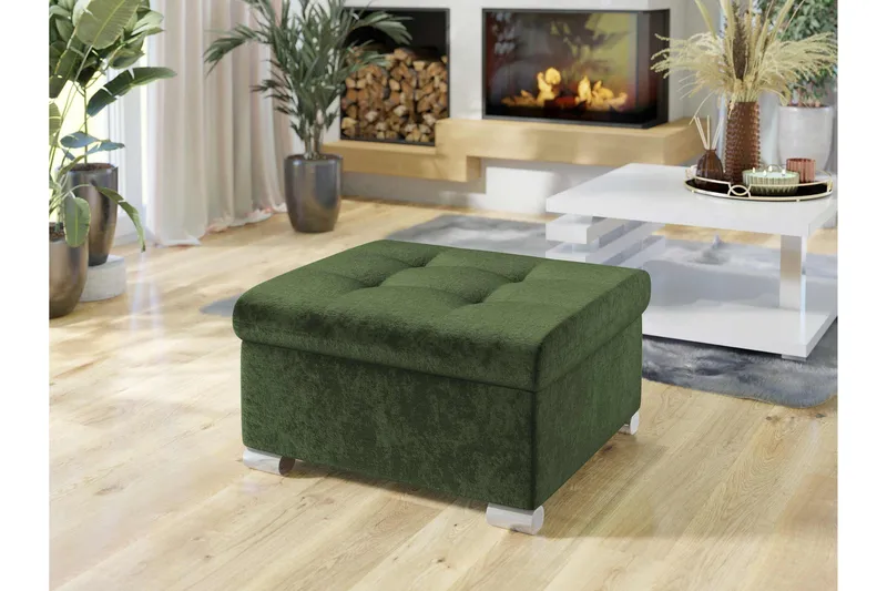 Dynir Fotpall 70 cm - Grön - Möbler - Vardagsrum - Stolar & sittmöbler - Pallar - Fotpall