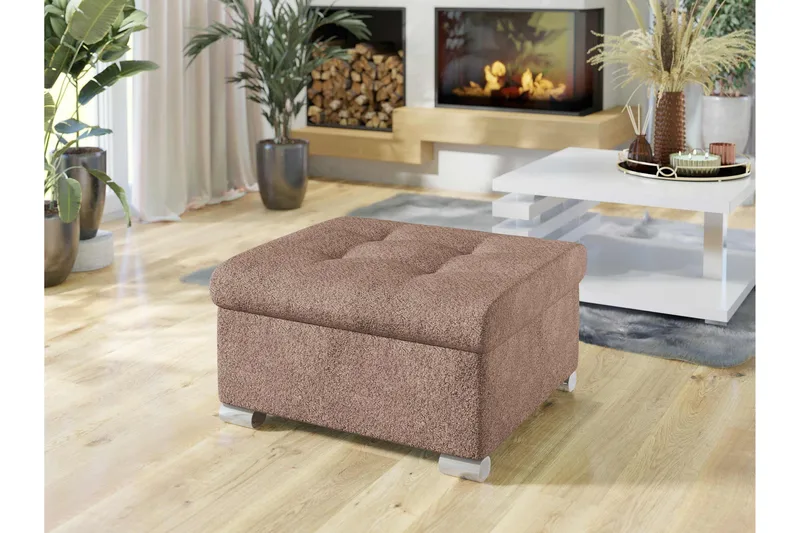 Dynir Fotpall 70 cm - Rosa - Möbler - Vardagsrum - Stolar & sittmöbler - Pallar - Fotpall