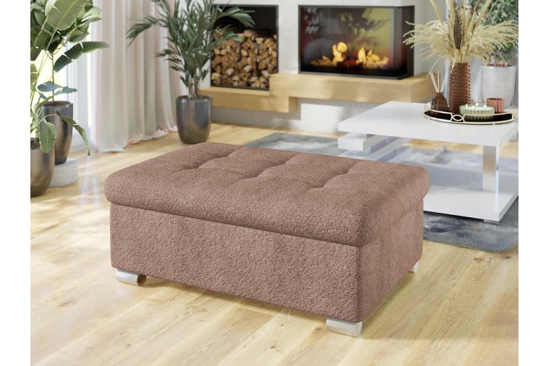 Dynir Fotpall 70 cm - Rosa - Möbler - Vardagsrum - Stolar & sittmöbler - Pallar - Fotpall