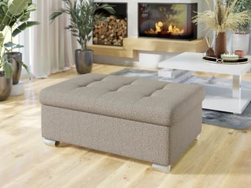 Dynir Fotpall 96 cm - Beige - Möbler - Vardagsrum - Stolar & sittmöbler - Pallar - Fotpall