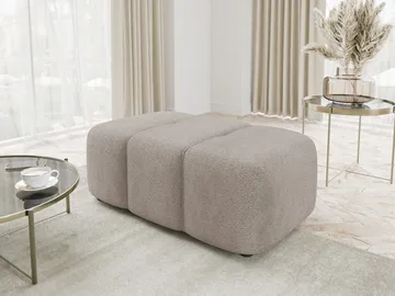 Flo Fotpall 93 cm - Beige - Möbler - Vardagsrum - Stolar & sittmöbler - Pallar - Fotpall