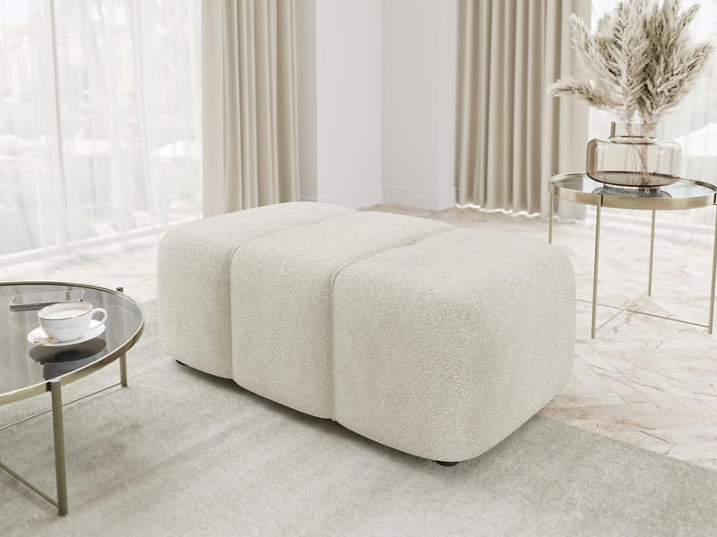 Flo Fotpall 93 cm - Beige - Möbler - Vardagsrum - Stolar & sittmöbler - Pallar - Fotpall