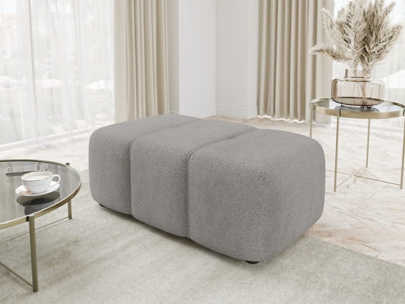 Flo Fotpall 93 cm - Grå - Möbler - Vardagsrum - Stolar & sittmöbler - Pallar - Fotpall