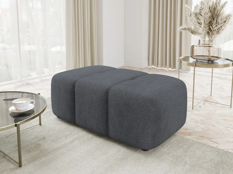 Flo Fotpall 93 cm - Grå - Möbler - Vardagsrum - Stolar & sittmöbler - Pallar - Fotpall