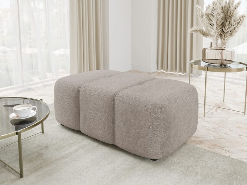 Flo Fotpall 93 cm - Grå - Möbler - Vardagsrum - Stolar & sittmöbler - Pallar - Fotpall