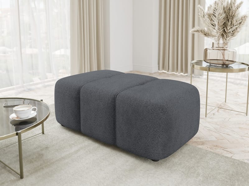 Flo Fotpall 93 cm - Grå - Möbler - Vardagsrum - Stolar & sittmöbler - Pallar - Fotpall