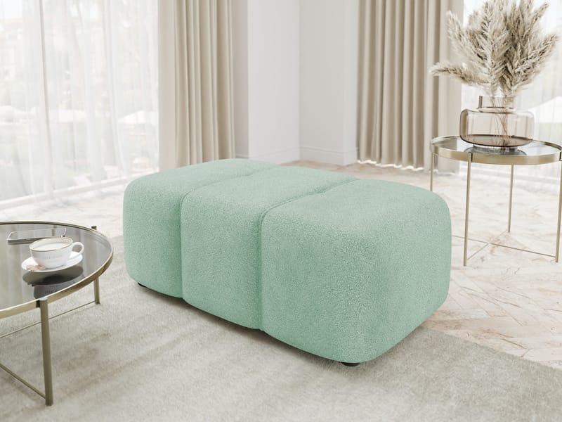 Flo Fotpall 93 cm - Grön - Möbler - Vardagsrum - Stolar & sittmöbler - Pallar - Fotpall