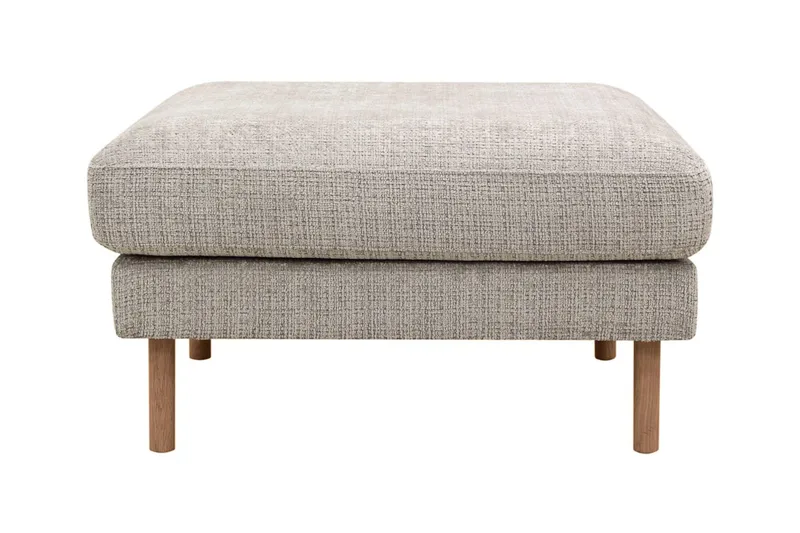 Florenz Fotpall, Grå/Beige