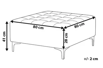 Aberdeen Fotpall - Grön - Möbler - Vardagsrum - Stolar & sittmöbler - Pallar - Fotpall