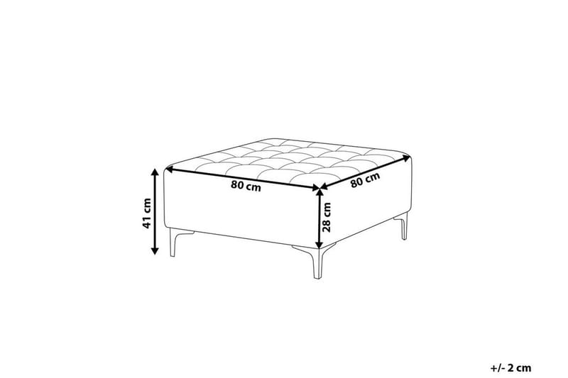 Aberdeen Fotpall - Guld - Möbler - Vardagsrum - Stolar & sittmöbler - Pallar - Fotpall