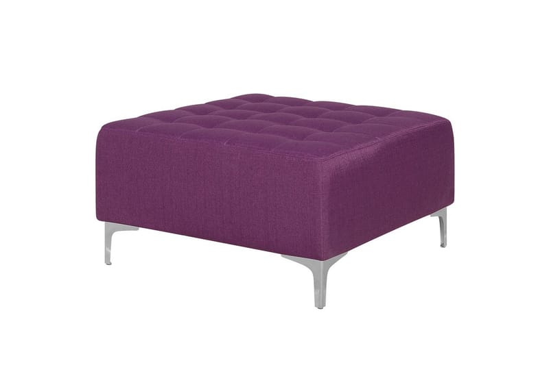 Fotpall Aberdeen Violett/Silver - Violett/Silver - Möbler - Vardagsrum - Stolar & sittmöbler - Pallar - Fotpall
