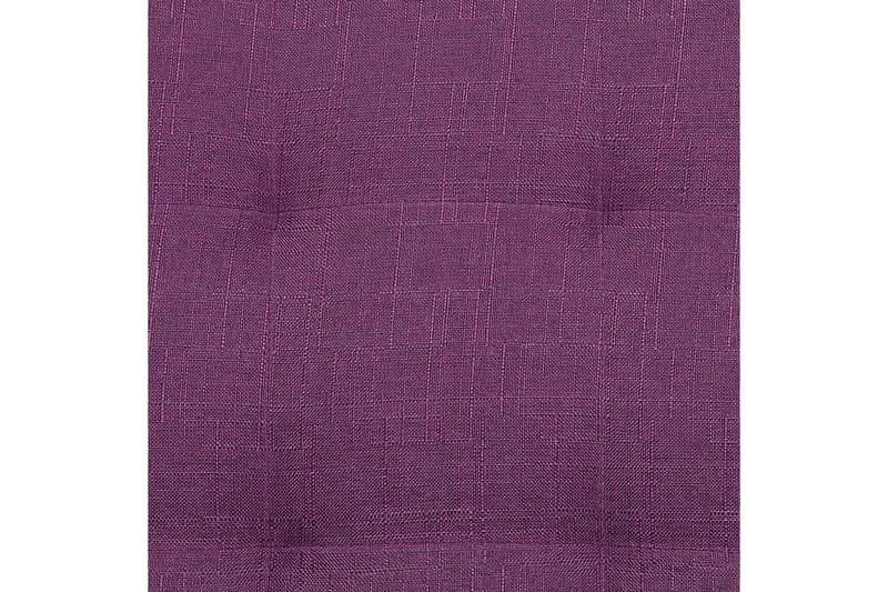 Fotpall Aberdeen Violett/Silver - Violett/Silver - Möbler - Vardagsrum - Stolar & sittmöbler - Pallar - Fotpall