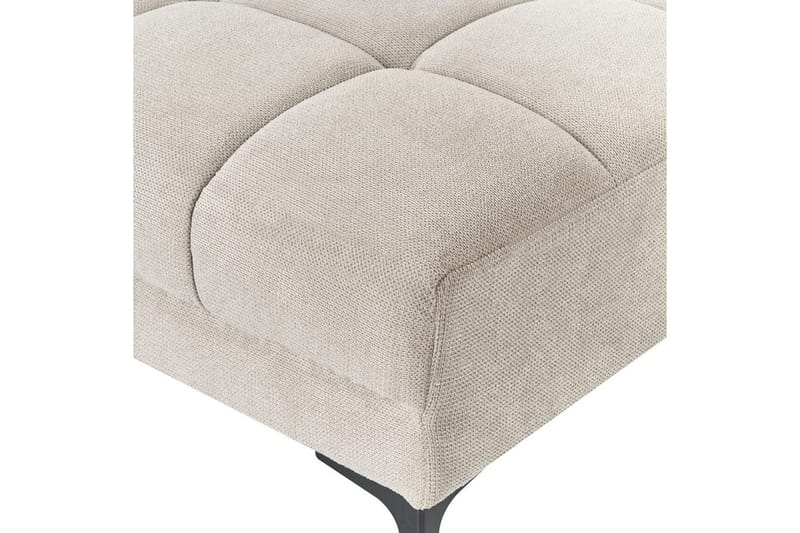 Fotpall Alnes Beige/svart - Beige/svart - Möbler - Vardagsrum - Stolar & sittmöbler - Pallar - Fotpall