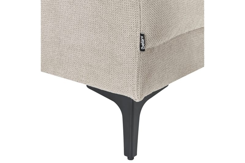Fotpall Alnes Beige/svart - Beige/svart - Möbler - Vardagsrum - Stolar & sittmöbler - Pallar - Fotpall