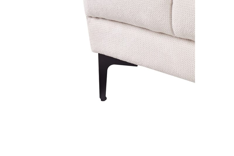 Fotpall Alnes Vit/Svart - Vit/Svart - Möbler - Vardagsrum - Stolar & sittmöbler - Pallar - Fotpall