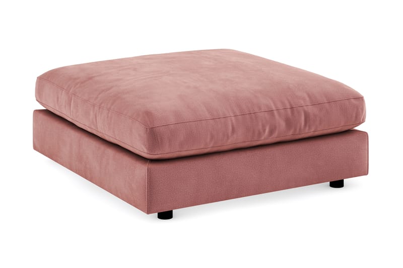 ALSTAD Fotpall Sammet Rosa - Möbler - Vardagsrum - Stolar & sittmöbler - Pallar - Fotpall