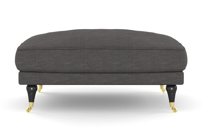 Andrew Fotpall - Mörkgrå/Mässing - Möbler - Vardagsrum - Stolar & sittmöbler - Pallar - Fotpall