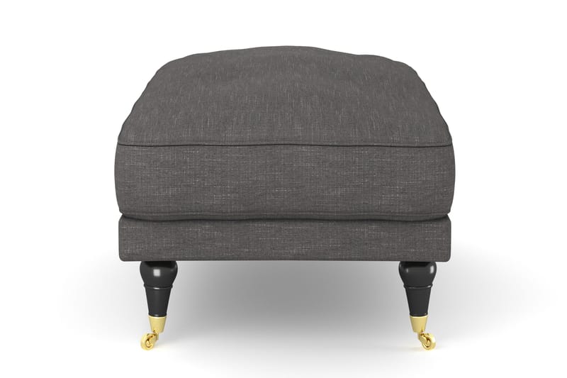 Andrew Fotpall - Mörkgrå/Mässing - Möbler - Vardagsrum - Stolar & sittmöbler - Pallar - Fotpall