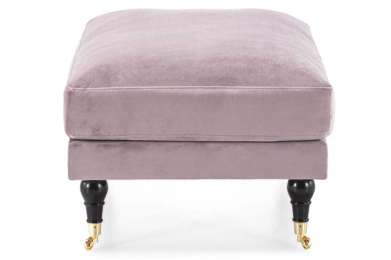 Andrew Fotpall Sammet - Lila/Mässing - Möbler - Vardagsrum - Stolar & sittmöbler - Pallar - Fotpall