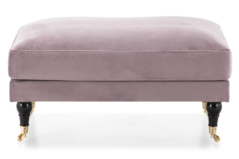 Andrew Fotpall Sammet - Lila/Mässing - Möbler - Vardagsrum - Stolar & sittmöbler - Pallar - Fotpall