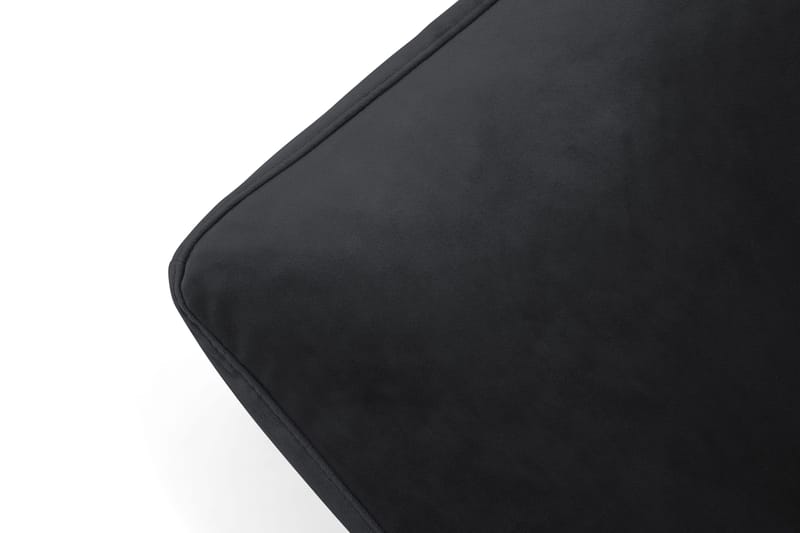 Andrew Fotpall Sammet - Svart/Mässing - Möbler - Vardagsrum - Stolar & sittmöbler - Pallar - Fotpall