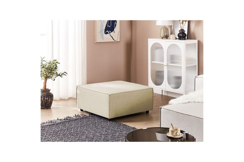 Fotpall Aprica Beige/svart - Beige/svart - Möbler - Vardagsrum - Stolar & sittmöbler - Pallar - Fotpall