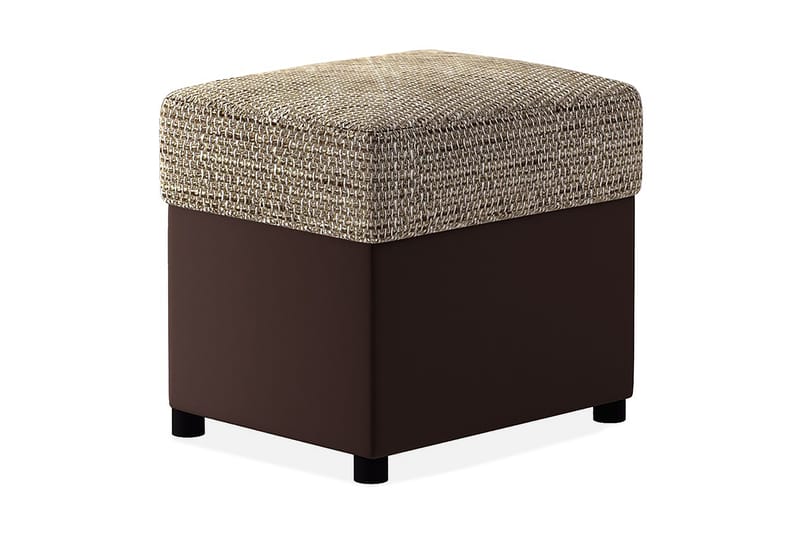 Arabejo Fotpall, Beige/Brun