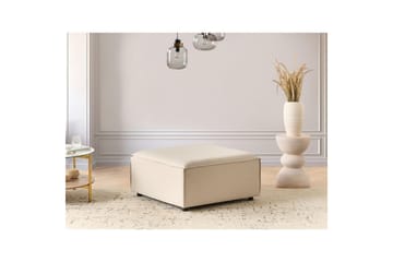 Fotpall Ardal Beige/svart - Beige/svart - Möbler - Vardagsrum - Stolar & sittmöbler - Pallar - Fotpall