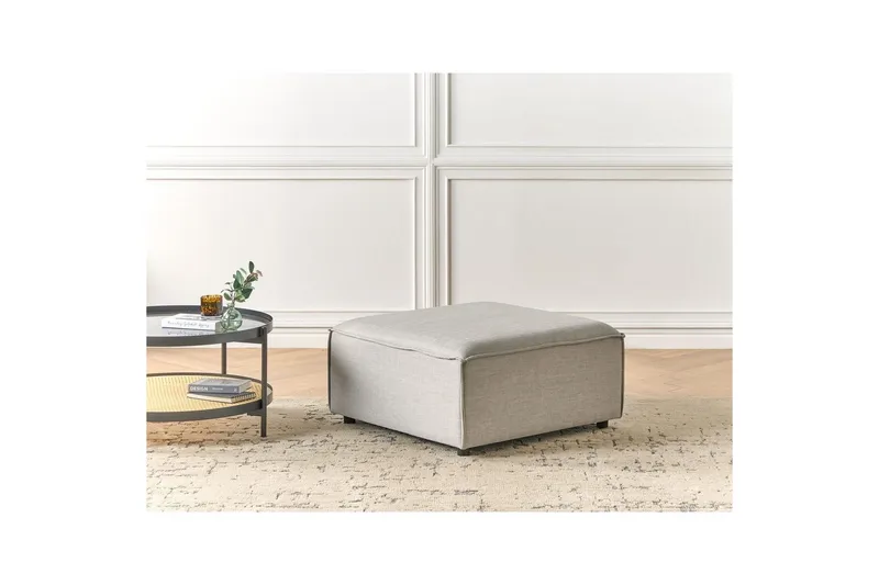 Fotpall Ardal Grå/svart - Grå/svart - Möbler - Vardagsrum - Stolar & sittmöbler - Pallar - Fotpall