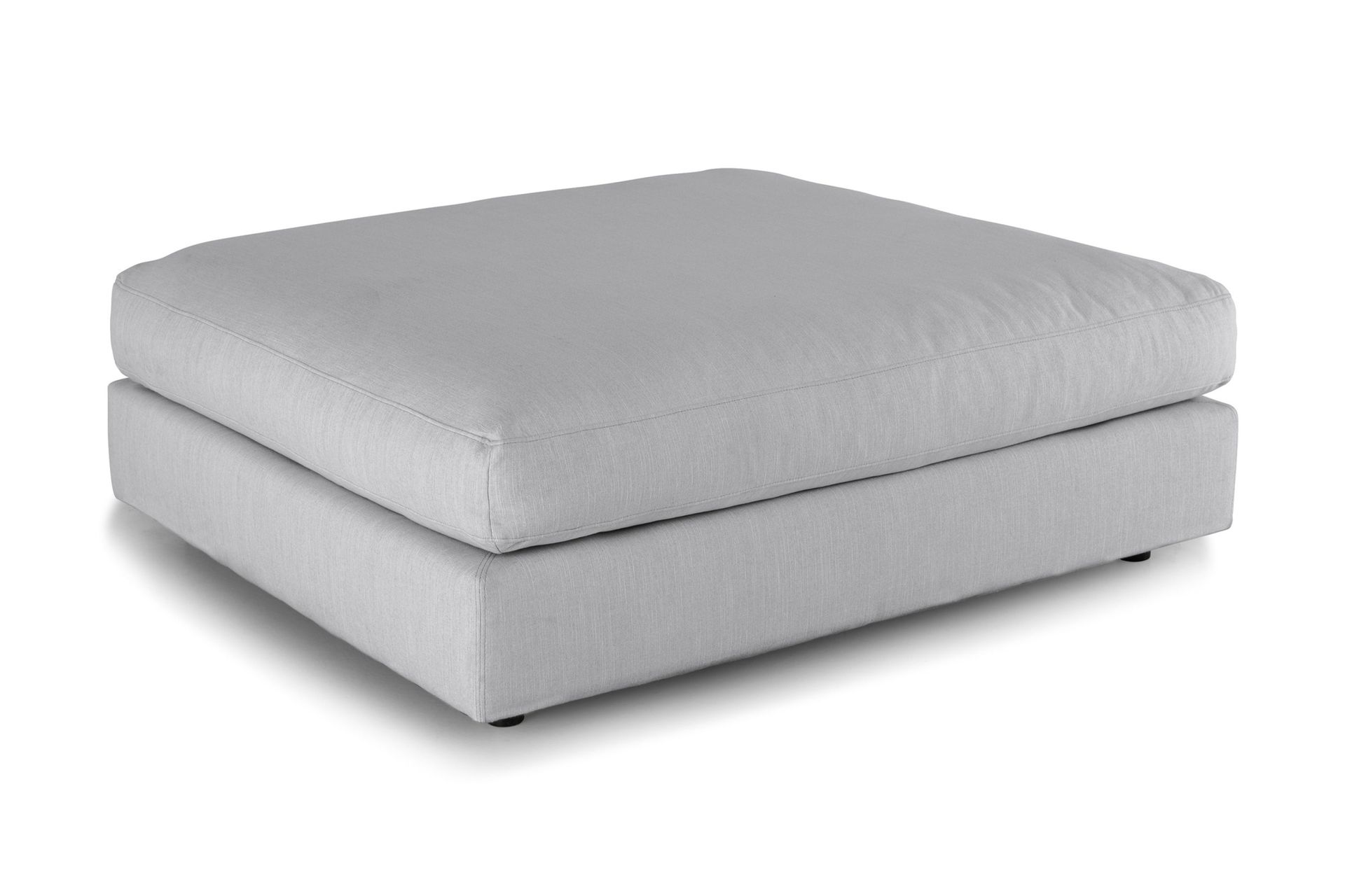 arken fotpall - linnegrå