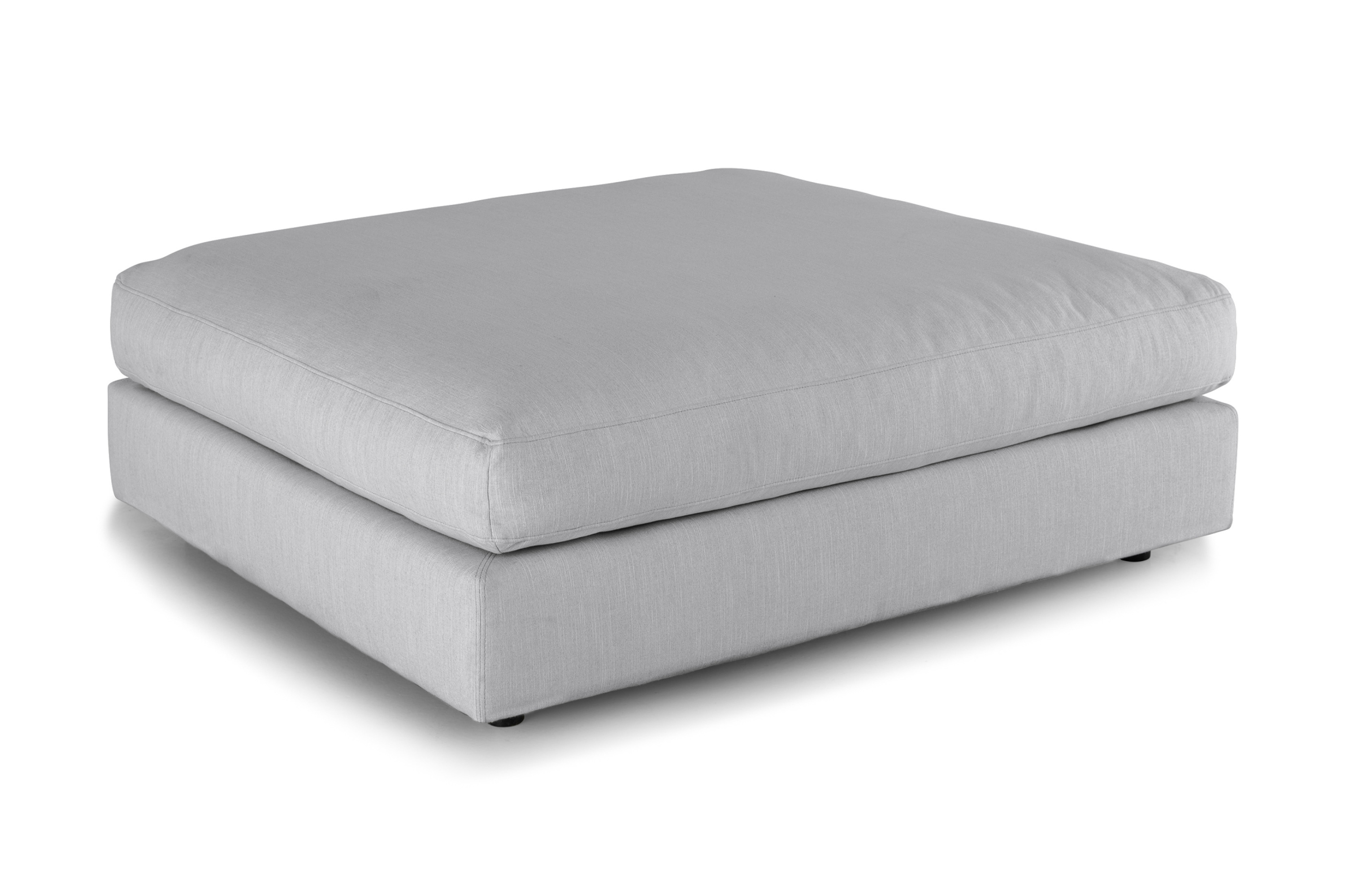 arken fotpall - linnegrå