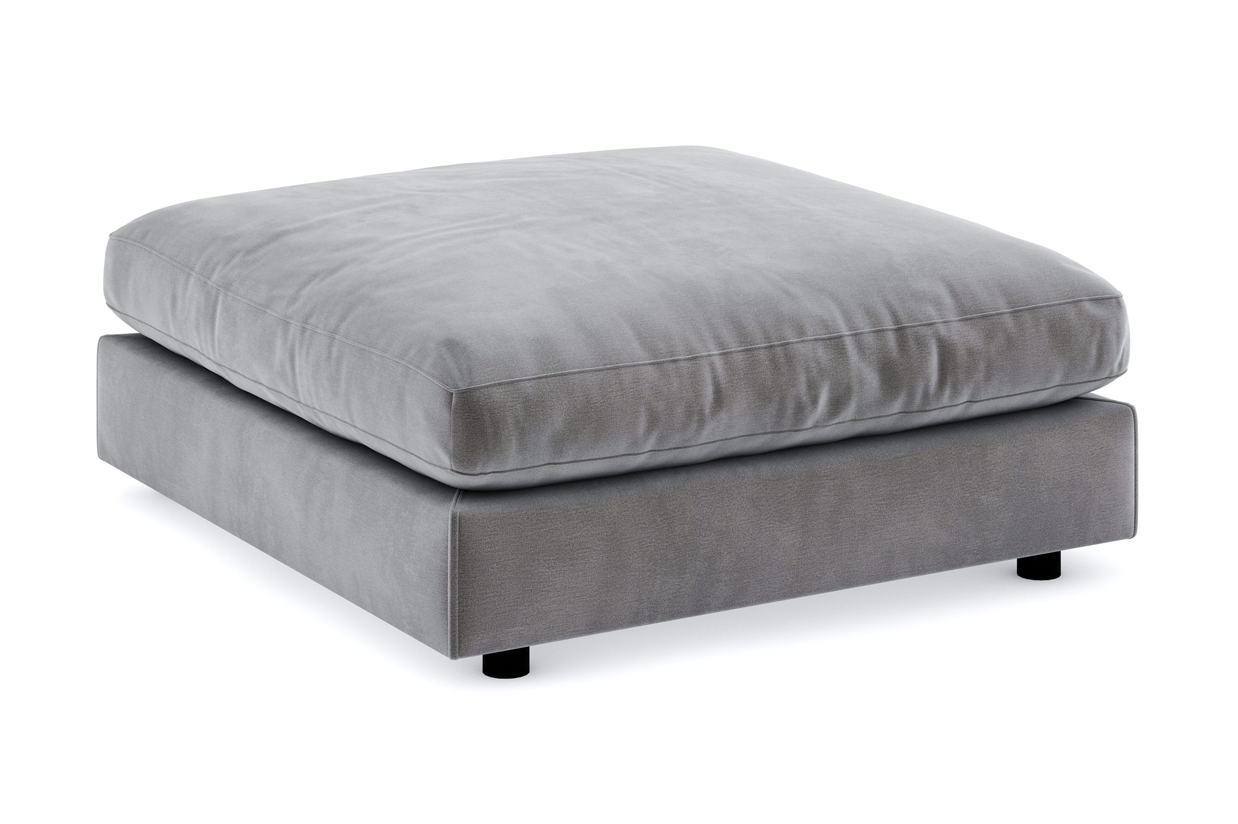 arken fotpall - ljusgrå