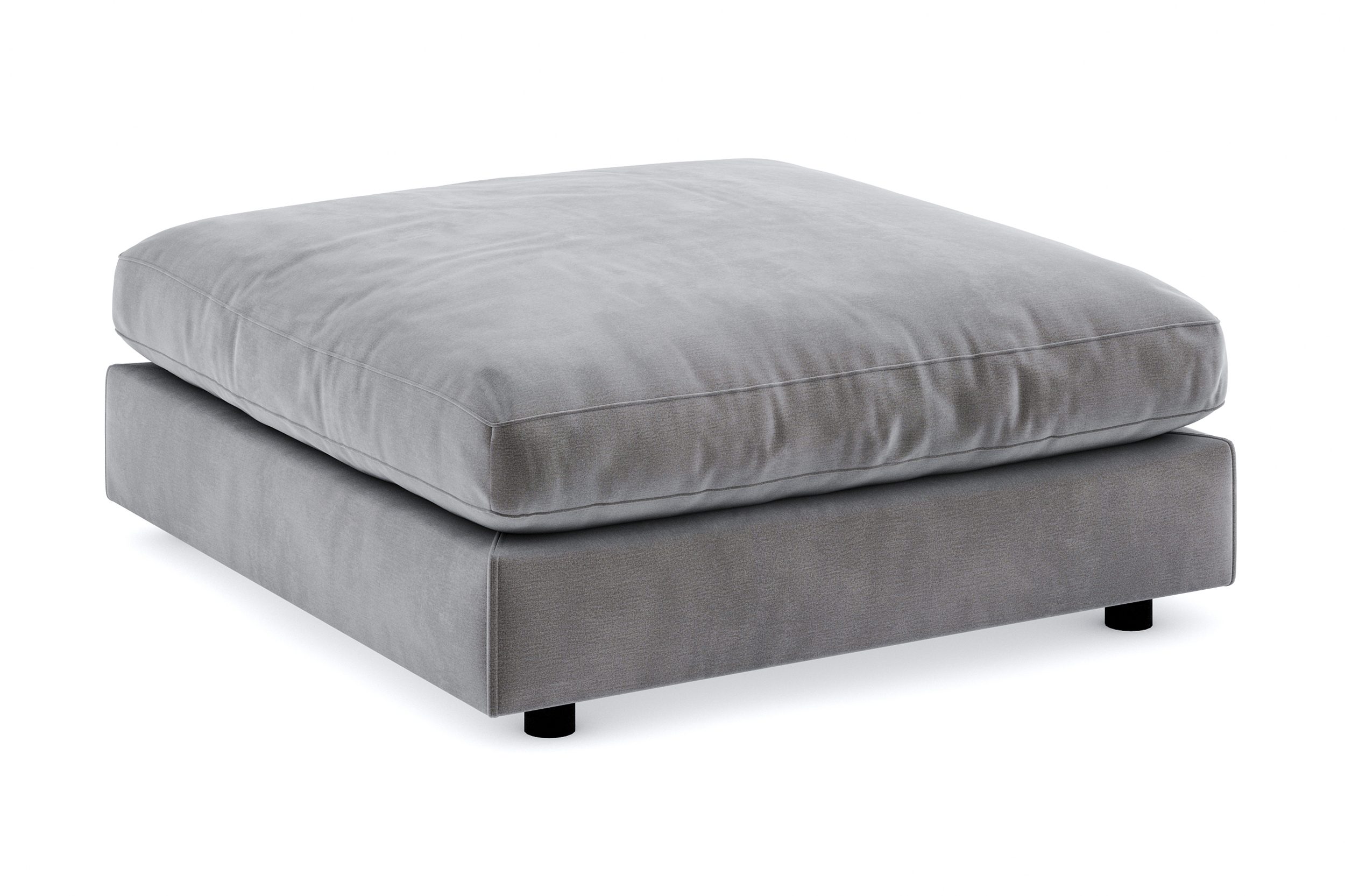 arken fotpall - ljusgrå