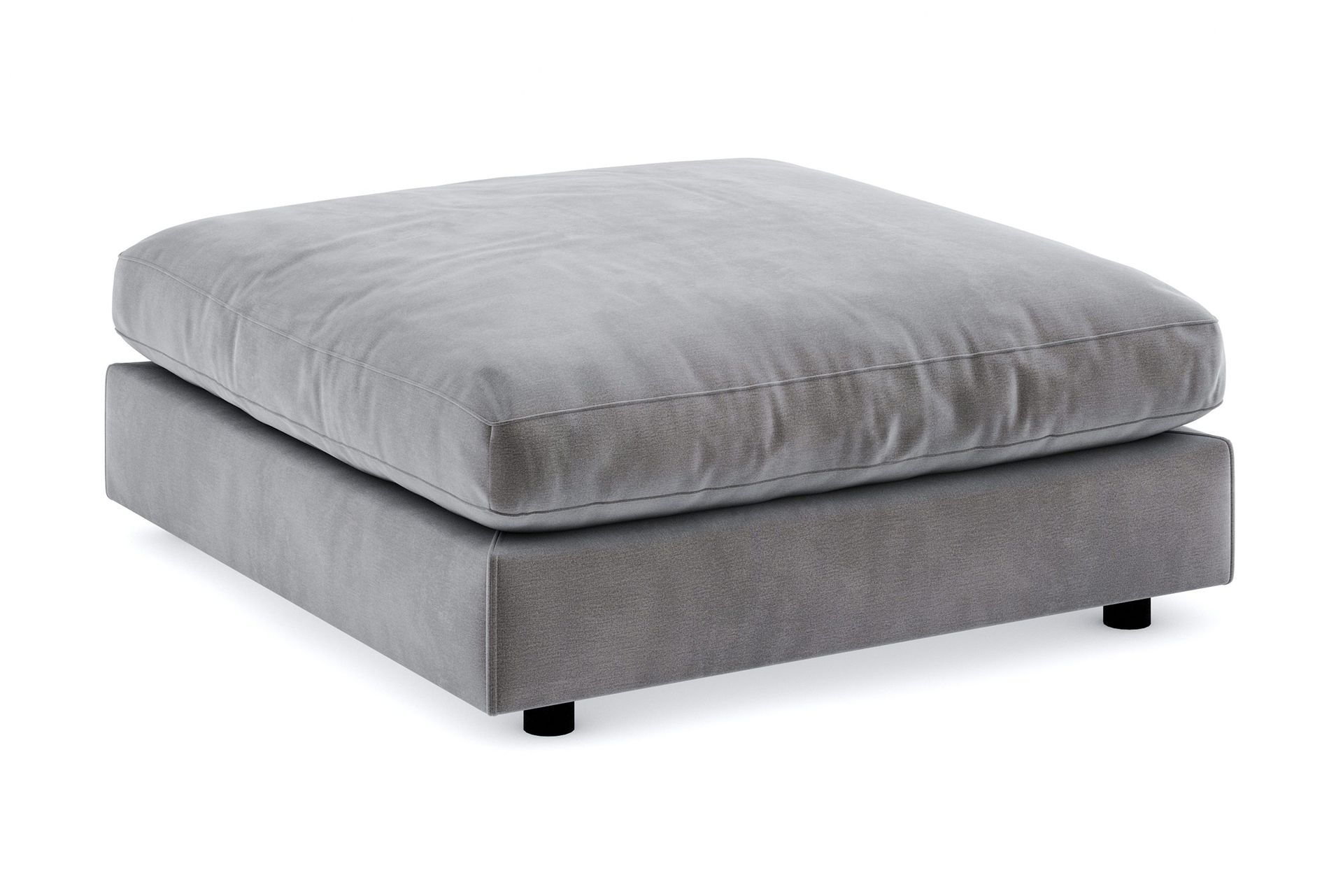 Arken Fotpall - Ljusgr&aring;