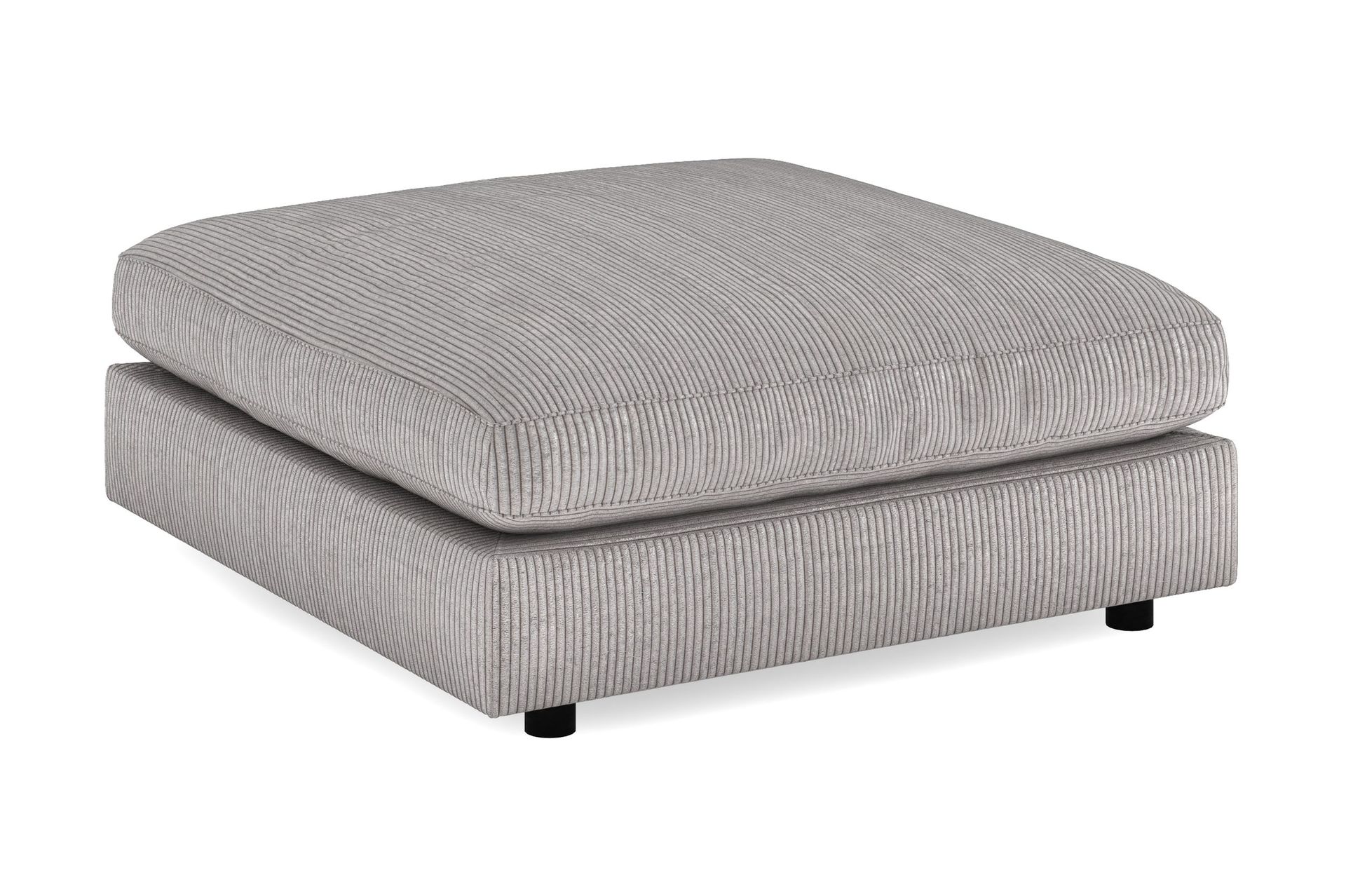 arken fotpall - mörkgrå