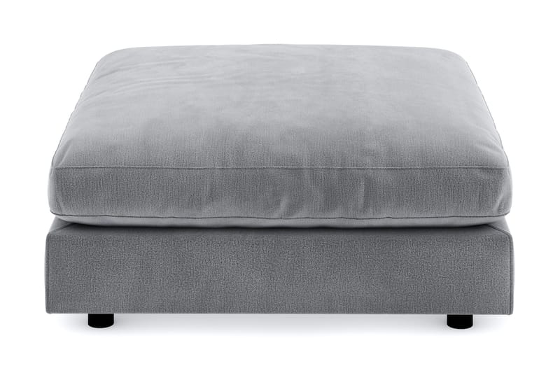 Arken Fotpall Sammet - Ljusgrå - Möbler - Vardagsrum - Stolar & sittmöbler - Pallar - Fotpall