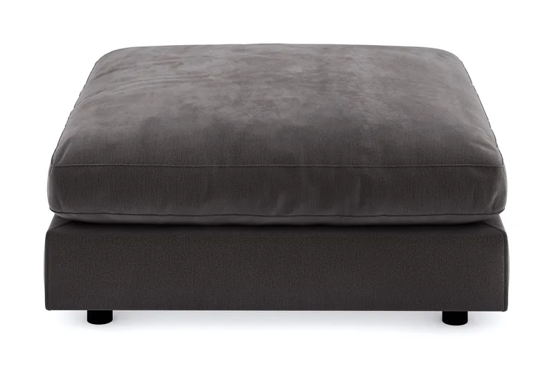 Arken Fotpall Sammet - Mörkgrå - Möbler - Vardagsrum - Stolar & sittmöbler - Pallar - Fotpall