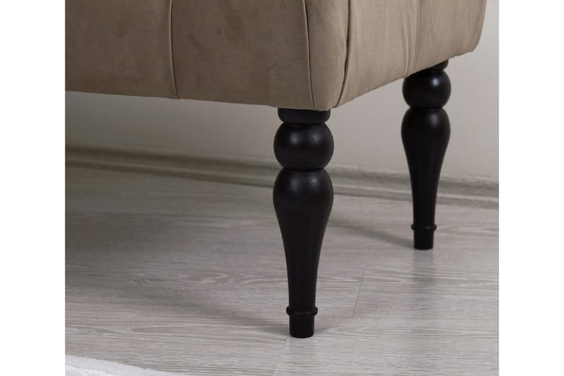 Ashville Fotpall 92 cm Rektangulär Brun - Möbler - Vardagsrum - Stolar & sittmöbler - Pallar - Fotpall