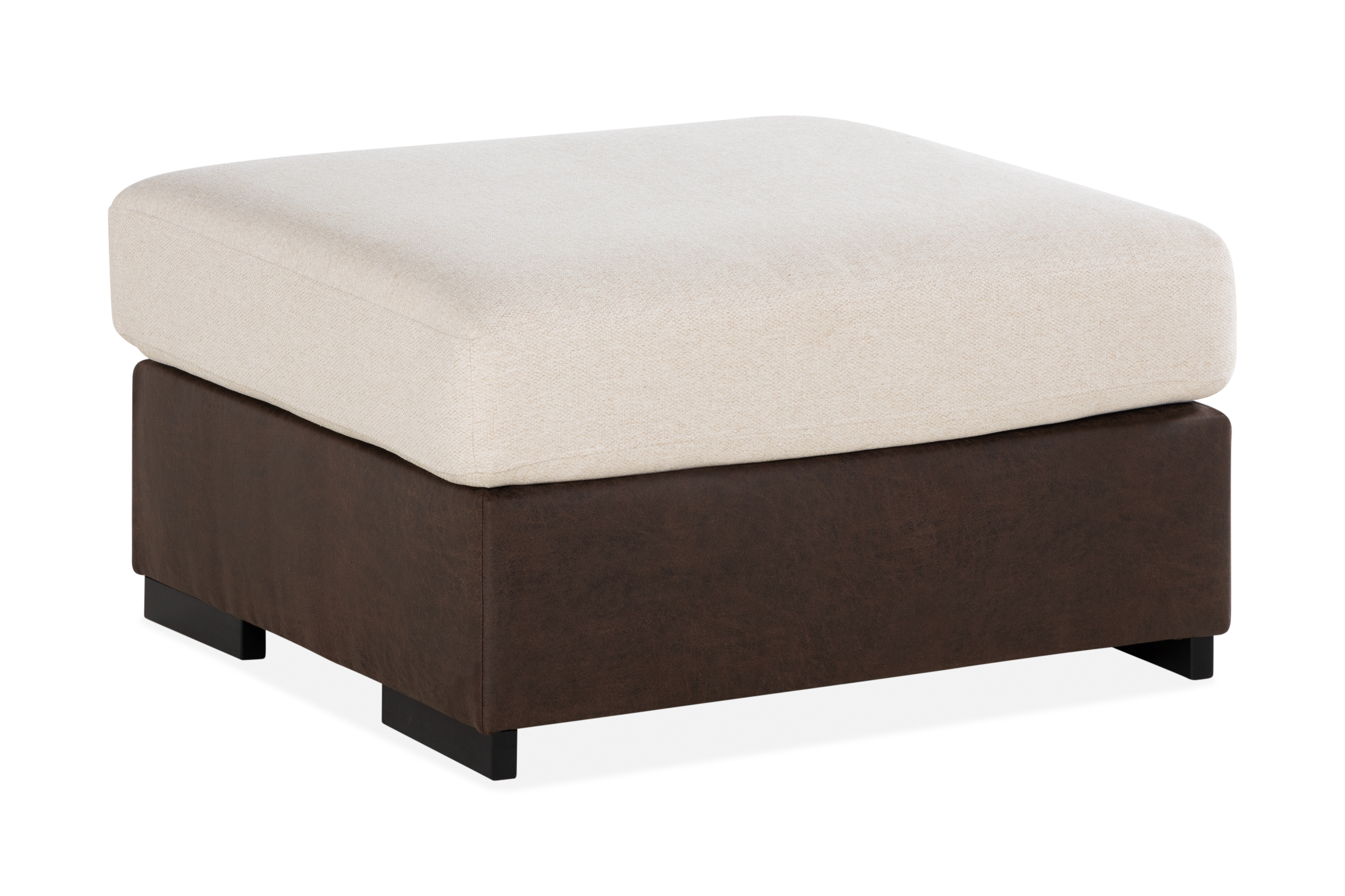 austin fotpall beige/brun -