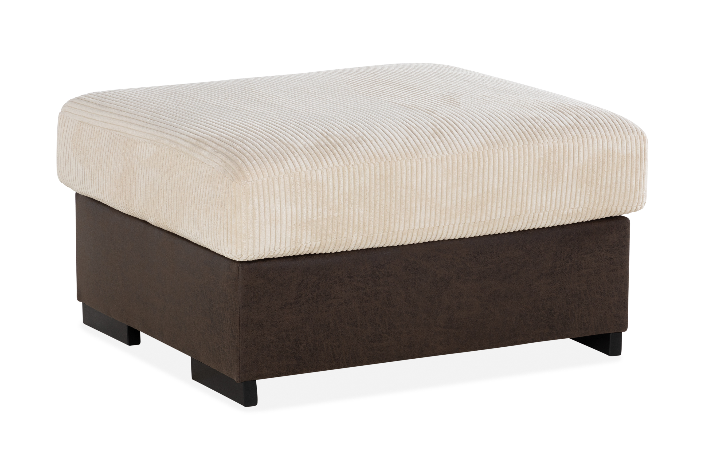 austin fotpall beige/brun -