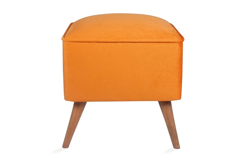BAFARO Fotpall Orange - Möbler - Vardagsrum - Stolar & sittmöbler - Pallar - Fotpall