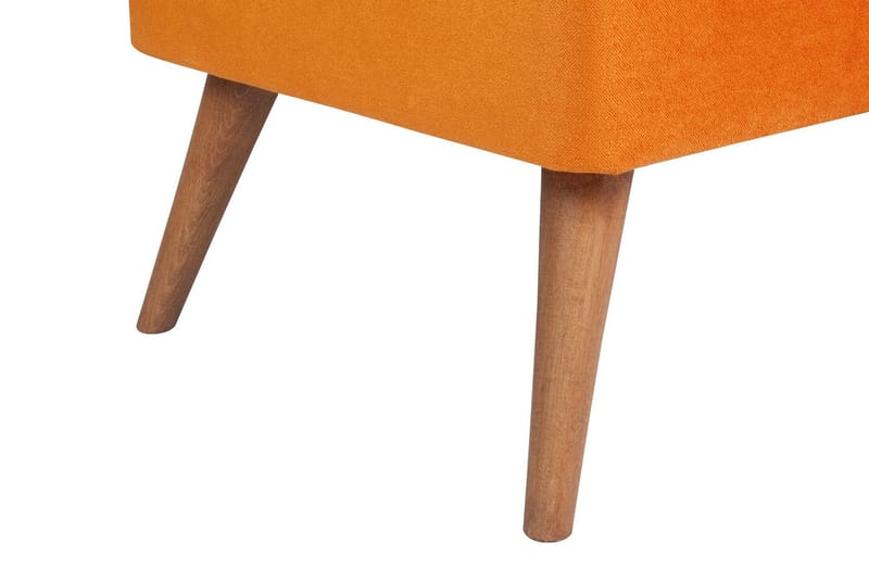 BAFARO Fotpall Orange - Möbler - Vardagsrum - Stolar & sittmöbler - Pallar - Fotpall