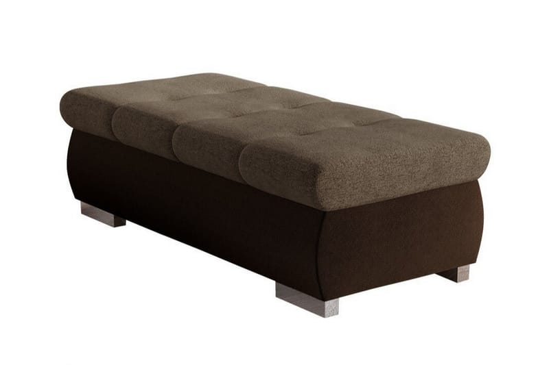 Cerys Fotpall 60 cm Brun/Svart - Möbler - Vardagsrum - Stolar & sittmöbler - Pallar - Fotpall