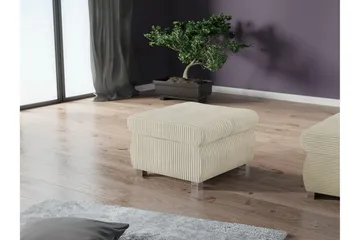 Cerys Fotpall 60 cm - Cream - Möbler - Vardagsrum - Stolar & sittmöbler - Pallar - Fotpall