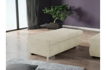Cerys Fotpall 60 cm - Cream - Möbler - Vardagsrum - Stolar & sittmöbler - Pallar - Fotpall